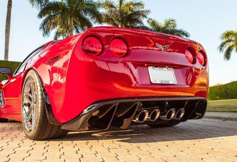 C6 Corvette Exhaust double tips