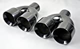 TUNERBITS MT-DUAL-3040-TIT-CCOR05 4-inch Exhaust Tip